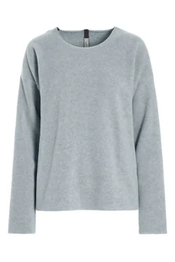 BLUSE RUNDEM AUSSCHNITT