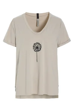 V-NECK TEE FLOWER